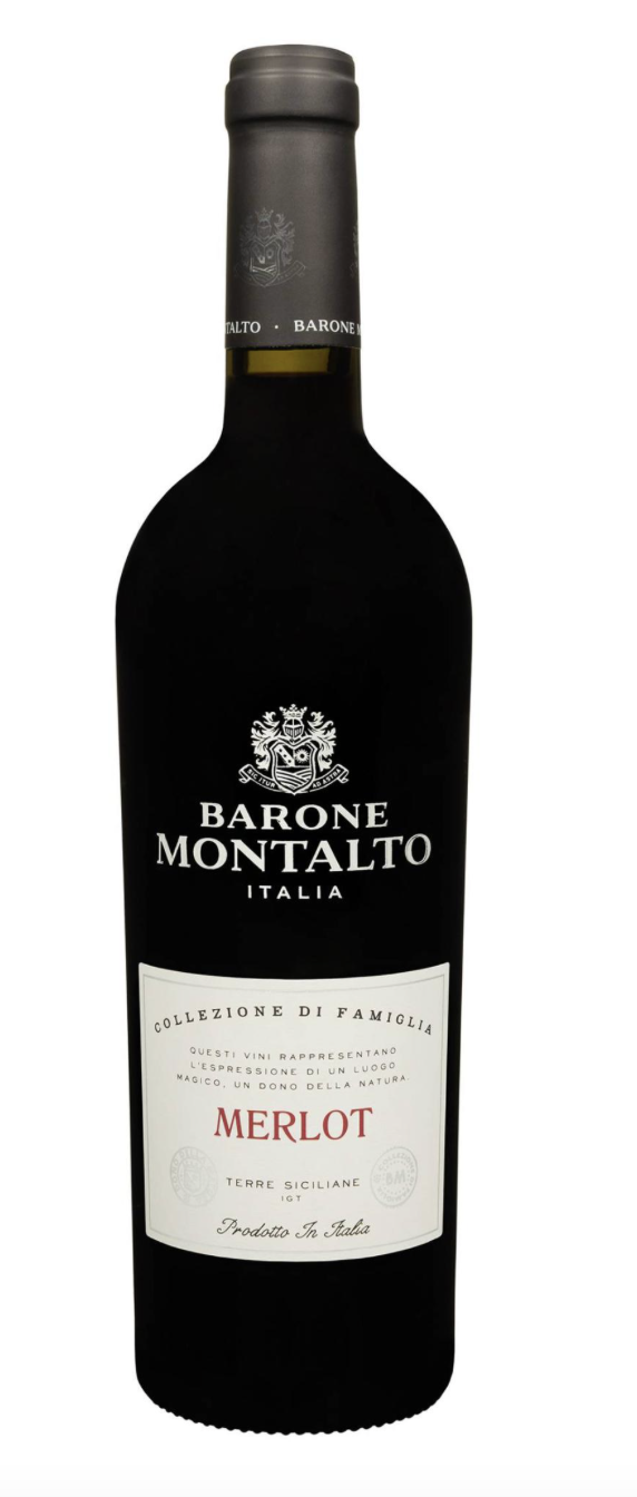 Вино Merlot Collezione di Famiglia Montalto Terre Siciliane IGP сухе червоне 0.75 13%